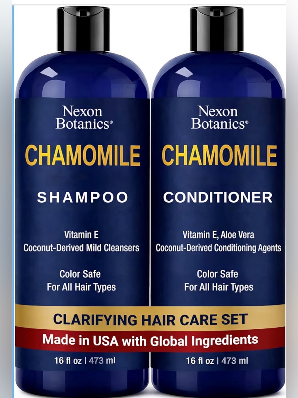 Nexon Botanicals Chamomile Shampoo & Conditioner Set